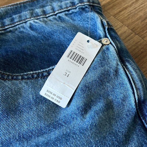 NWT Frame Le Jane Crop Raw Fray Hem Straight Jeans - Picture 15 of 15